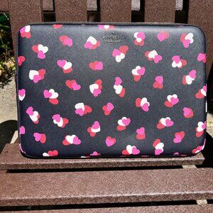 Kate Spade Hearts 15" Laptop Sleeve